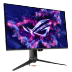 Asus 31.5" ROG Swift OLED 4K Gaming Monitor (PG32UCDMR), QD-OLED, 3840 x 2160, 0.03ms, USB, 240Hz, Heatsink, 99% DCI-P3, RGB Lighting, VESA - Image 2