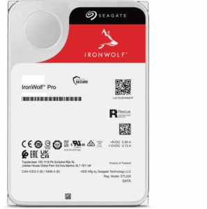 Seagate 3.5, 16TB, SATA3, IronWolf Pro NAS Hard Drive, 7200RPM, 256MB Cache, CMR, OEM
