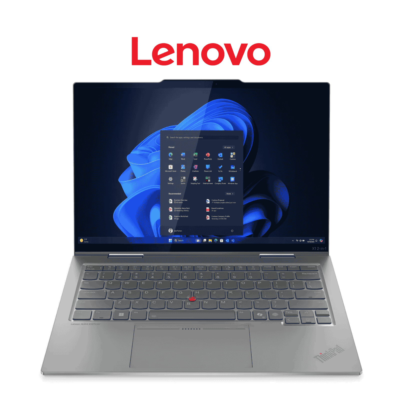 Lenovo ThinkPad X1 2-in-1 Gen 10 | Core Ultra 7-225U | 32GB RAM | 1TB SSD | 14″ OLED Touch Display | Windows 11 Pro | 3-Year Premium Support - Image 1