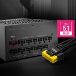 MSI 1000W ATX 3.1 PSU Fully Modular 80+/Cybenetics Gold PCIe 5.1 - Image 3