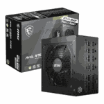 MSI 750W (MAG A750GL PCIE5) ATX 3.1 PSU Fully Modular 80+/Cybenetics Gold LLC Full-Bridge PCIe 5.1