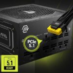 MSI 750W (MAG A750GL PCIE5) ATX 3.1 PSU Fully Modular 80+/Cybenetics Gold LLC Full-Bridge PCIe 5.1 - Image 2