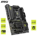 MSI MAG X870 TOMAHAWK WIFI AMD X870 AM5 ATX 4 DDR5 HDMI USB4 Wi-Fi 7 5G LAN 4x M.2 - Image 3