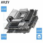 MSI PRO B860M-A WIFI Intel B860 1851 Micro ATX 4 DDR5 HDMI DP TB4 Wi-Fi 7 5G LAN 3x M.2 - Image 4