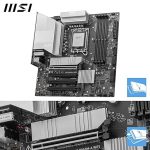 MSI PRO B860M-A WIFI Intel B860 1851 Micro ATX 4 DDR5 HDMI DP TB4 Wi-Fi 7 5G LAN 3x M.2 - Image 3